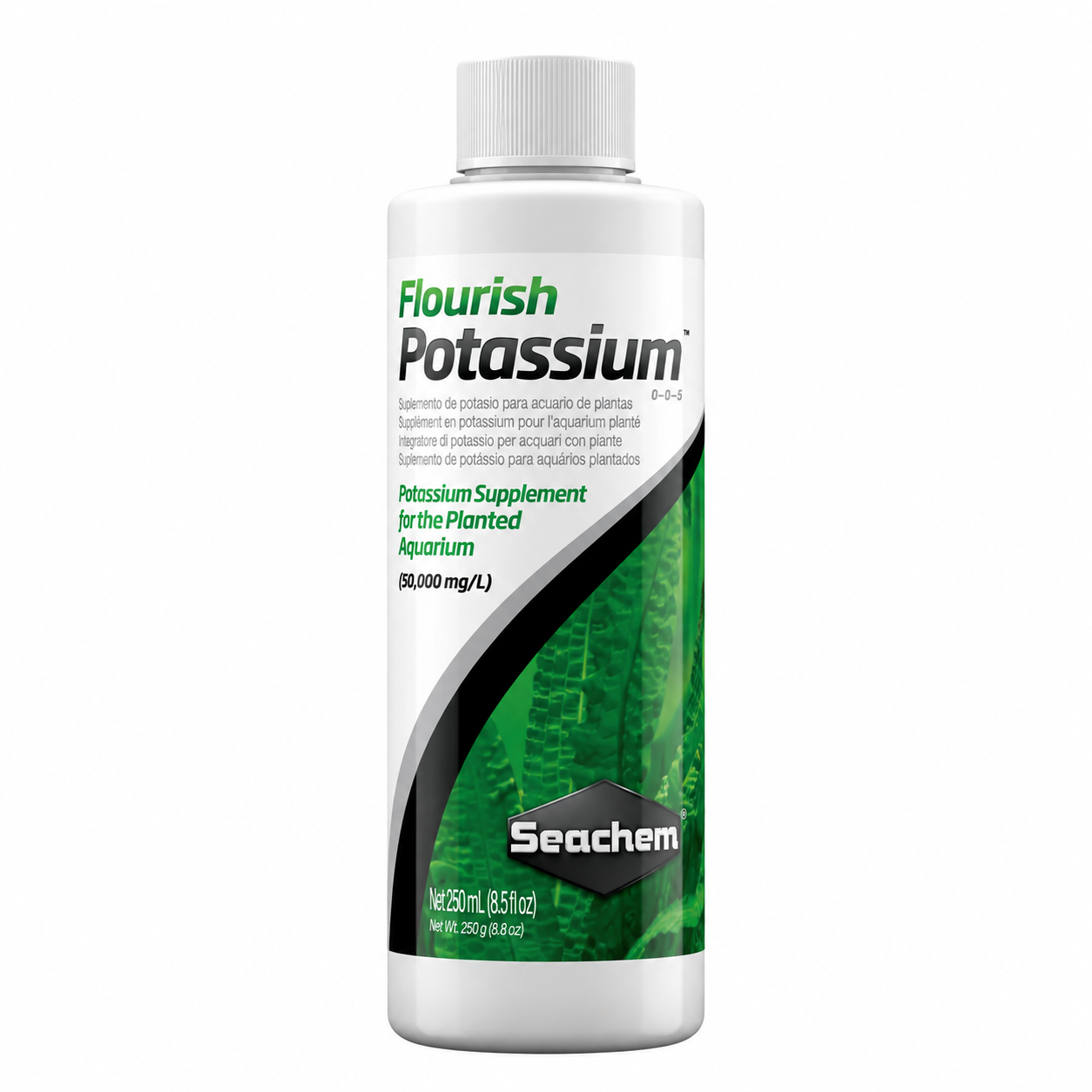 imagen de seachem potassium fondo blanco